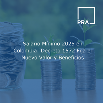 Tabla del salario mínimo 2025 en Colombia según el Decreto 1572 de 2024